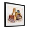 Stupell Industries Industrial Bulldozer Drawing Framed Print Under Glass, design by Steve Hunziker